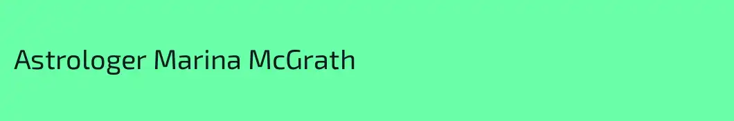 Astrologer Marina McGrath